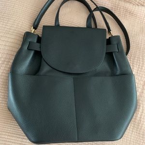 Cuyana leather backpack